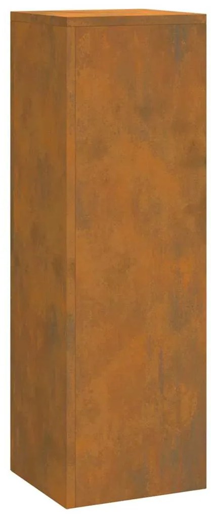 vidaXL Στήριξη φυτών 3 pcs Σκ rusty 24 x 24 x 75 εκ.
