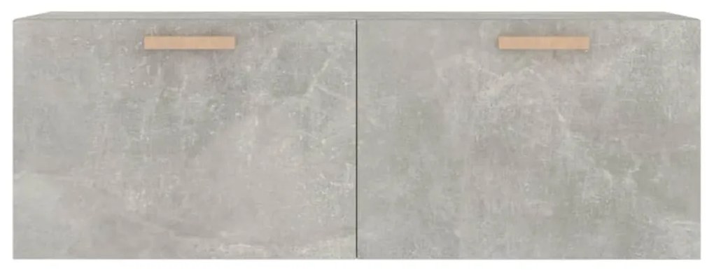 vidaXL Ντουλάπι Τοίχου Γκρι Σκυρ. 100x36,5x35 εκ. Επεξεργασμένο Ξύλο