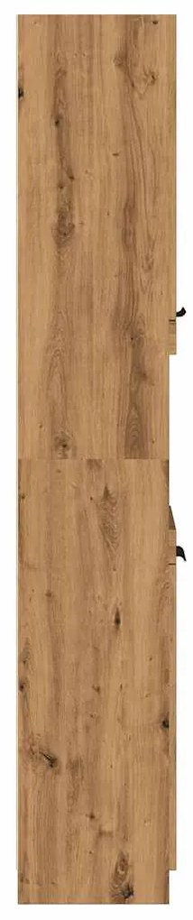 vidaXL Ντουλάπι μπάνιου Artisan Oak 32x34x188,5 cm Κατασκευασμένο ξύλο