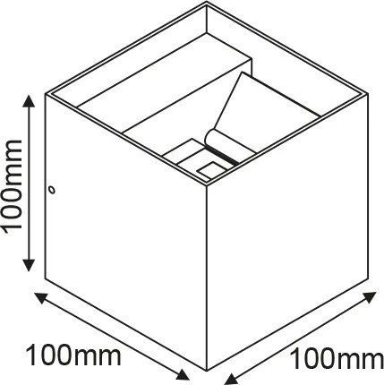 Απλίκα κήπου LED Certi Square