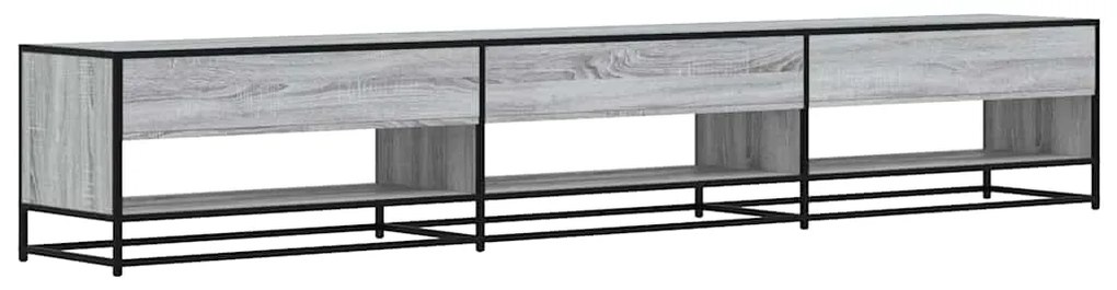 ντουλάπι τηλεόρασης vidaXL Γκρι Sonoma 270x40x46cm Κατασκευασμένο ξύλο