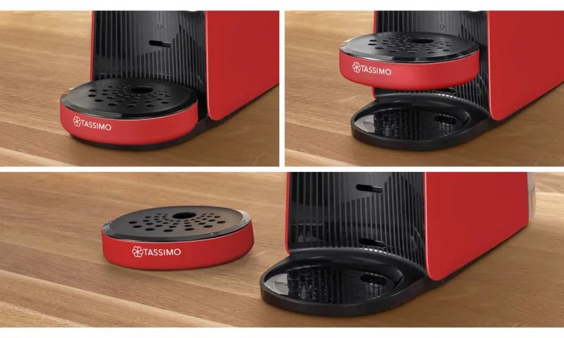 Μηχανή εσπρέσο Bosch Tassimo Finesse TAS16B3, 1400W, 3,3 bar, 0,7 l, Αφαλάτωση, Αυτοκαθαριζόμενος, Δίσκοι T, Intellibrew, 70 ροφήματα, Κόκκινο