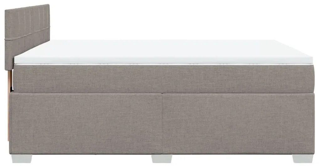 ΚΡΕΒΑΤΙ BOXSPRING ΜΕ ΣΤΡΩΜΑ TAUPE 140X200 ΕΚ. ΥΦΑΣΜΑΤΙΝΟ 3288215