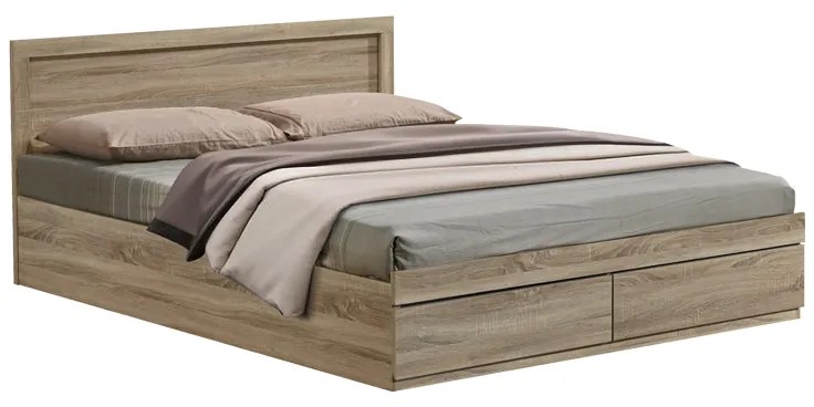 Intrahome Κρεβάτι Olympus Intrahome με συρτάρι σε φυσική απόχρωση 150x200εκ | SKU: INTRAPA-234111348
