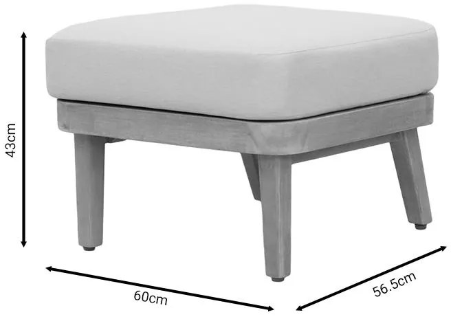 Σετ σαλονιού 3τμχ Nicholas μασίφ ξύλο ευκαλύπτου-μπεζ ύφασμα 79x79.5x117 εκ.