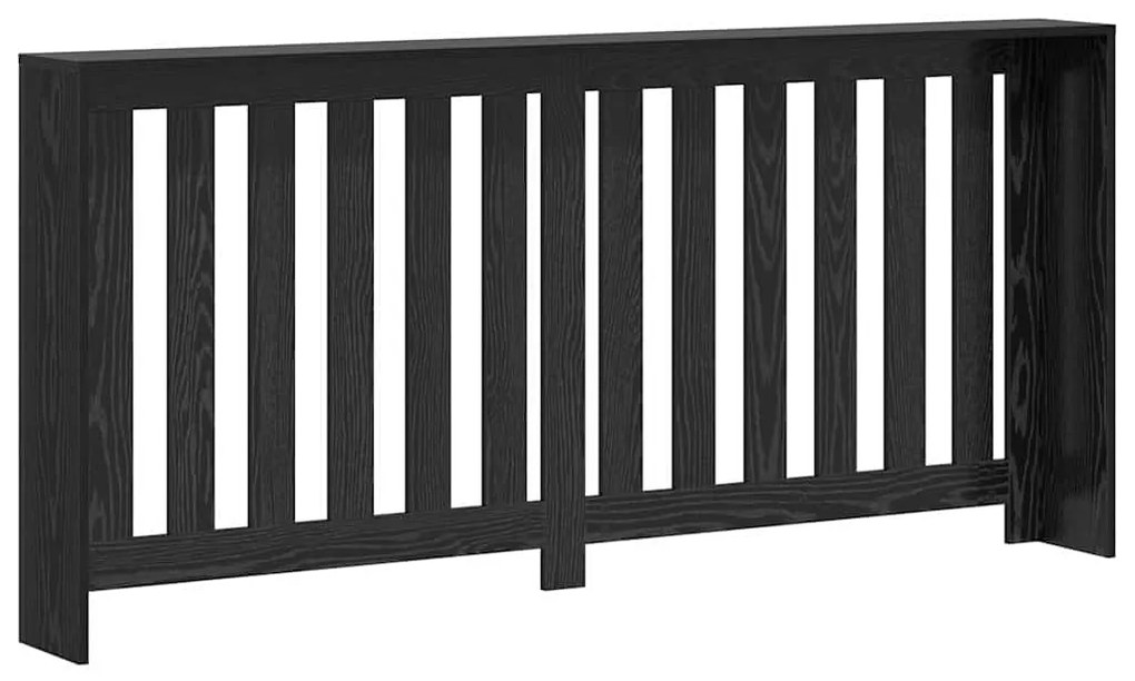 vidaXL Κάλυμμα Θερμαντήρα  Μαύρη Δρυς 175x20x82 cm Ξυλεία
