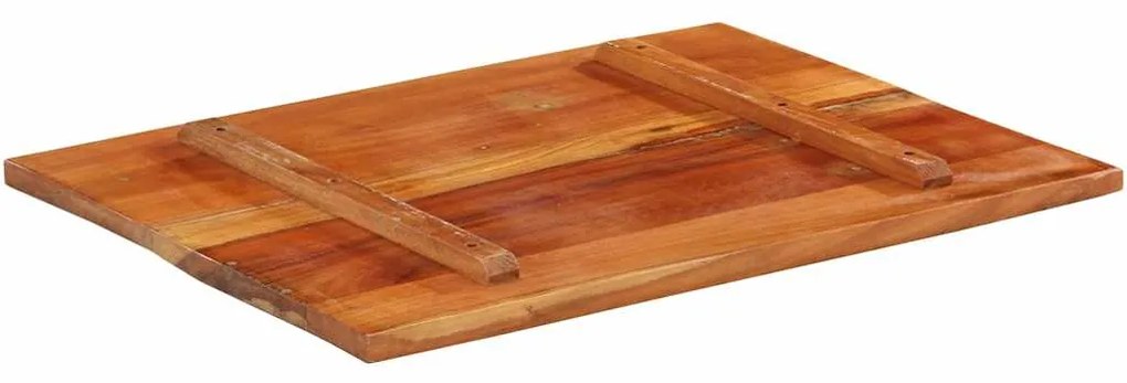 vidaXL Επιφάνεια Τραπεζιού Ορθ. 60x80 εκ 25-27 χιλ Μασίφ Ανακ. Ξύλο