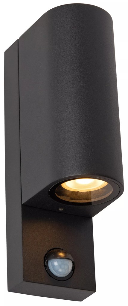 Φωτιστικό Επίτοιχο Lucide 69803-02-30 ZARO IR Μαύρο Ματ (Black Mat)