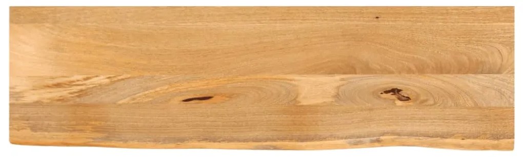 Επιφάνεια Τραπεζιού 100x40x3,8 εκ. Live Edge Μασίφ Ξύλο Μάνγκο