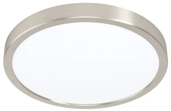 Έξυπνο Φωτιστικό Οροφής Πάνελ LED 19,5W ΙΡ44 3CCT Dimmable Φ28,5cm Fueva-Z Eglo-98845-Νίκελ Ματ 98845
