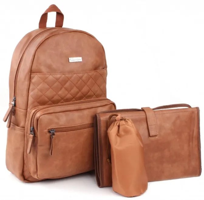 Τσάντα Αλλαξιέρα Backpack 44x30x19 Kidzroom Popular Brown  50-8398