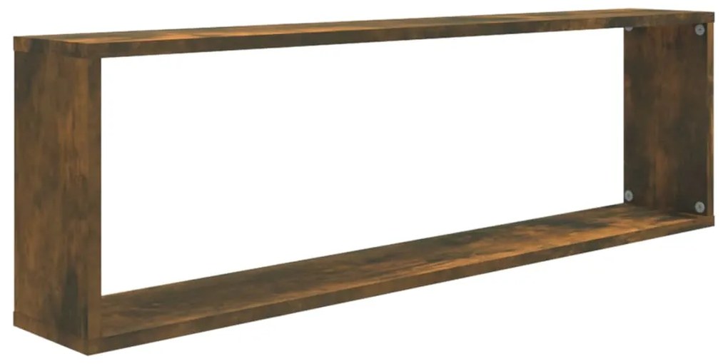 vidaXL Ραφιέρες Τοίχου Κύβοι 2 τεμ. Καπν. Δρυς 100x15x30εκ. Επεξ. Ξύλο