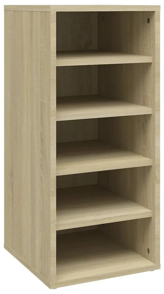 vidaXL Παπουτσοθήκη Sonoma Δρυς 31,5 x 35 x 70 εκ. από Επεξ. Ξύλο