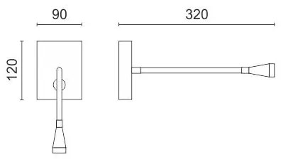 Απλίκα LED 5855