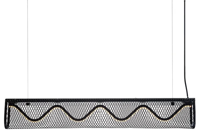 Φωτιστικό Κρεμαστο Aca DCR39211 OFIS Μαύρο Ματ (Black Mat) 3000K