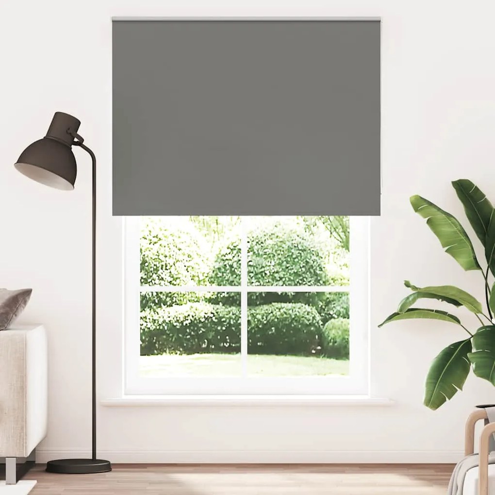 vidaXL Roller Blind Blackout γκρί 160x230 cm Πλάτος υφάσματος 156,6cm