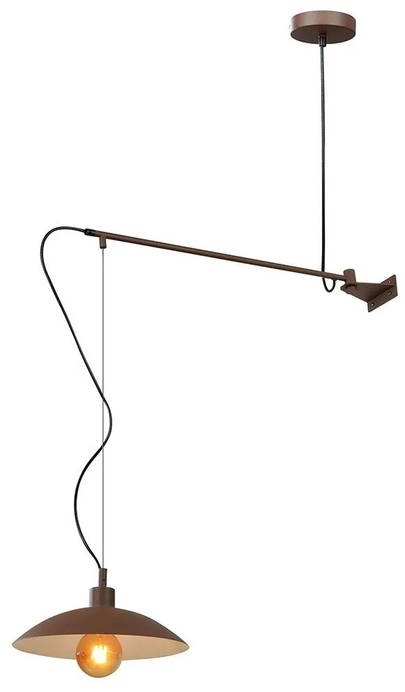 Φωτιστικό Τοίχου - Απλίκα I-Eldorado-AP-BRO E27 128x83x30cm Bronze Luce Ambiente Design