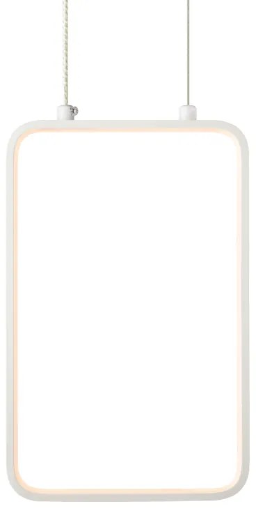 Φωτιστικό Κρεμαστο Aca V30LEDP18WH SYMETRIA Λευκό (White) 3000K
