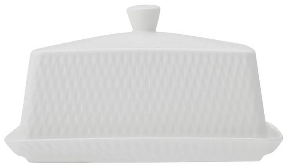Βουτυριέρα Diamonds DV0137 16x11x11cm White Maxwell &amp; Williams Porcelain