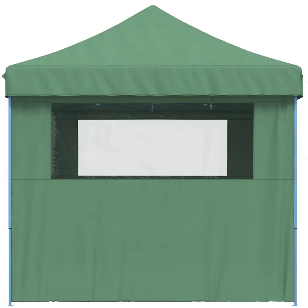 vidaXL Τέντα Εκδηλώσεων με 4 Τοιχώματα Πτυσσόμενη Pop-Up Πράσινο