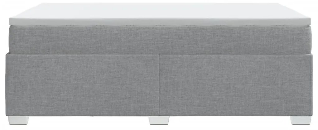 ΚΡΕΒΑΤΙ BOXSPRING ΜΕ ΣΤΡΩΜΑ ΑΝΟΙΧΤΟ ΓΚΡΙ 120X200 ΕΚ. ΥΦΑΣΜΑΤΙΝΟ 3285123