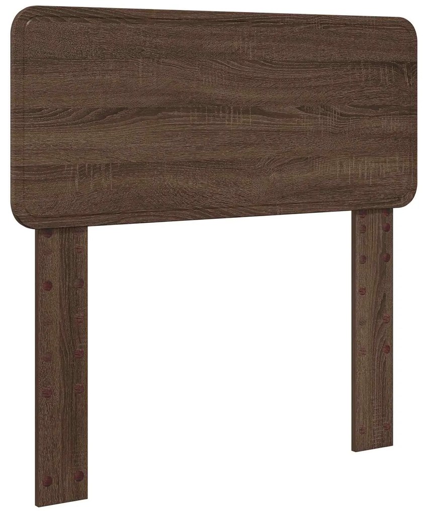 vidaXL Σκελετός Κρεβατιού Καφέ δρυς 90 x 190 cm Στερεά ξυλεία πεύκου