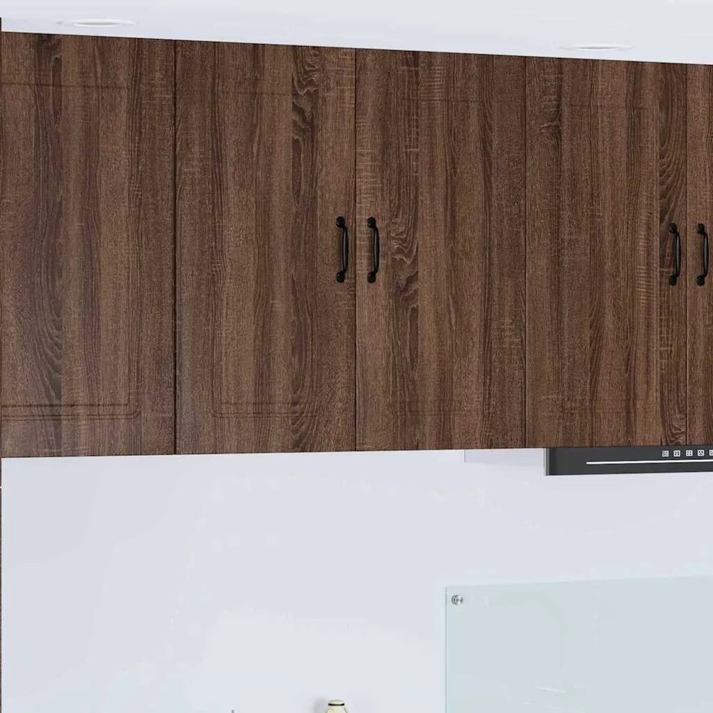 vidaXL Ντουλάπα Κουζίνας Καφέ δρυς 80 x 31 x 80 εκ. Επεξεργασμένο ξύλο