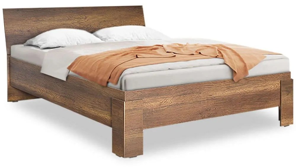 Κρεβάτι Robin (Για Στρώμα 160x200cm) 0234179 220x168x89cm Walnut Διπλό