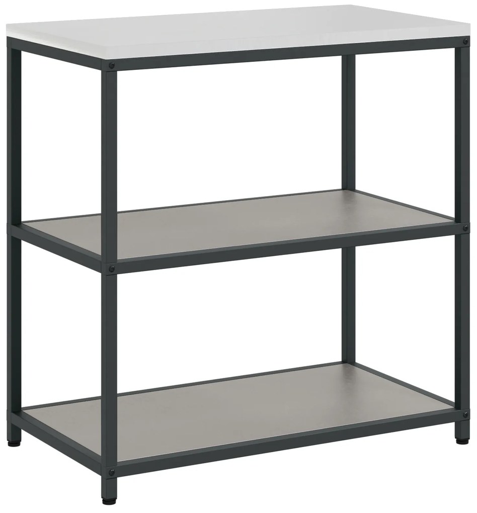 vidaXL Ράφι Αποθήκευσης Κουζίνας με ράφι Σκ rusty 60 x 50 x 92 εκ.