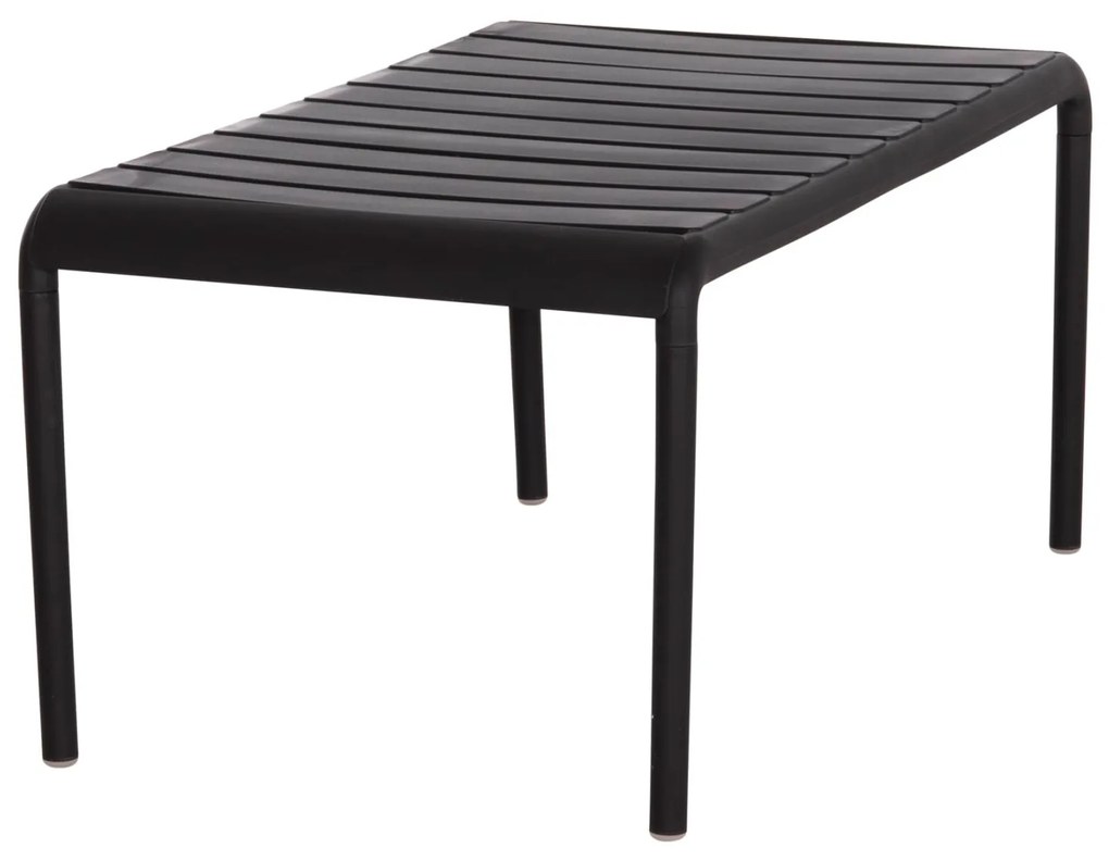 Τραπέζι κήπου KORVER C6334.02 Χαμηλό Πολυπροπυλενίου Μαύρο 100x60x46Υ εκ. 100x60x46 εκ.