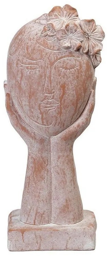Διακοσμητική Φιγούρα Πρόσωπο KUN301 19,5x14x47cm Somon Espiel Magnesium