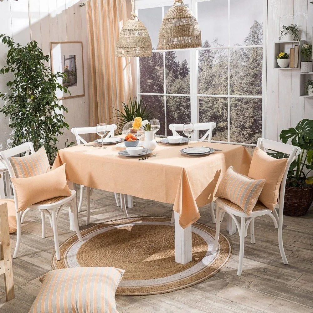 Τραπεζομάντηλο Laredo 14 Peach Teoran 135X135cm Cotton-Polyester
