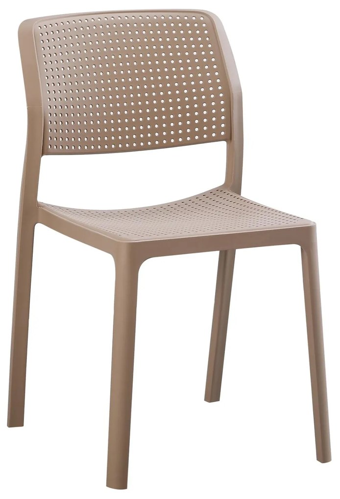 Καρέκλα COMFEE C6101.04 Πολυπροπυλενίου Καπουτσίνο 41x57x82Υ εκ. 41x57x82 εκ.