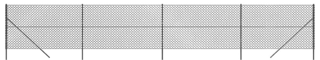 vidaXL Συρματόπλεγμα Περίφραξης Ανθρακί 1,8 x 10 μ.