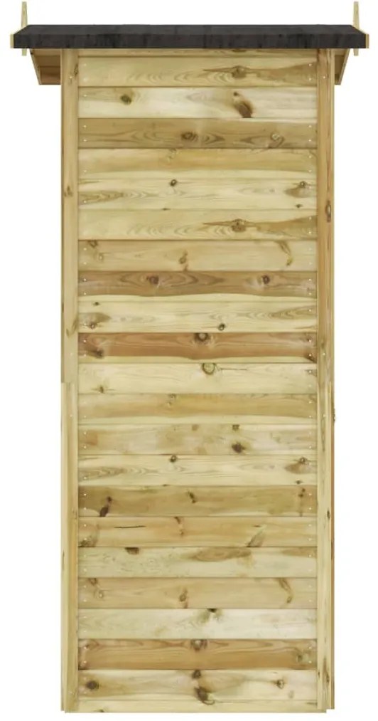 vidaXL Αποθήκη Κήπου 100 x 100 x 210 εκ. από Εμποτισμένο Ξύλο Πεύκου