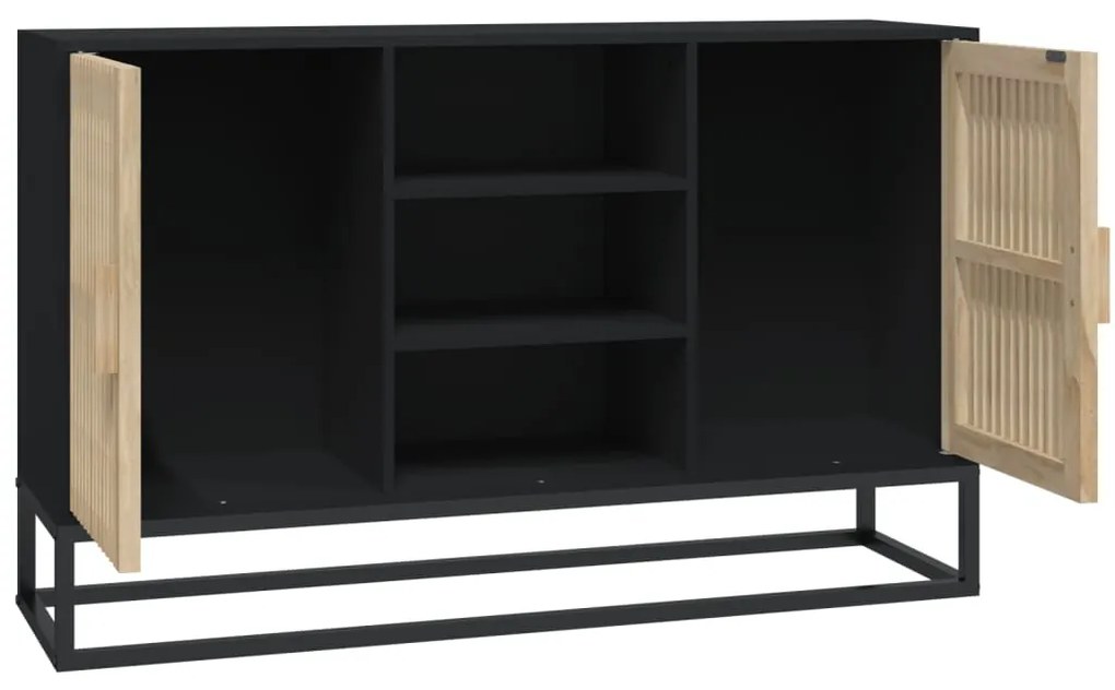 vidaXL Μπουφές Μαύρος 105 x 30 x 65 εκ. από Επεξεργασμένο Ξύλο