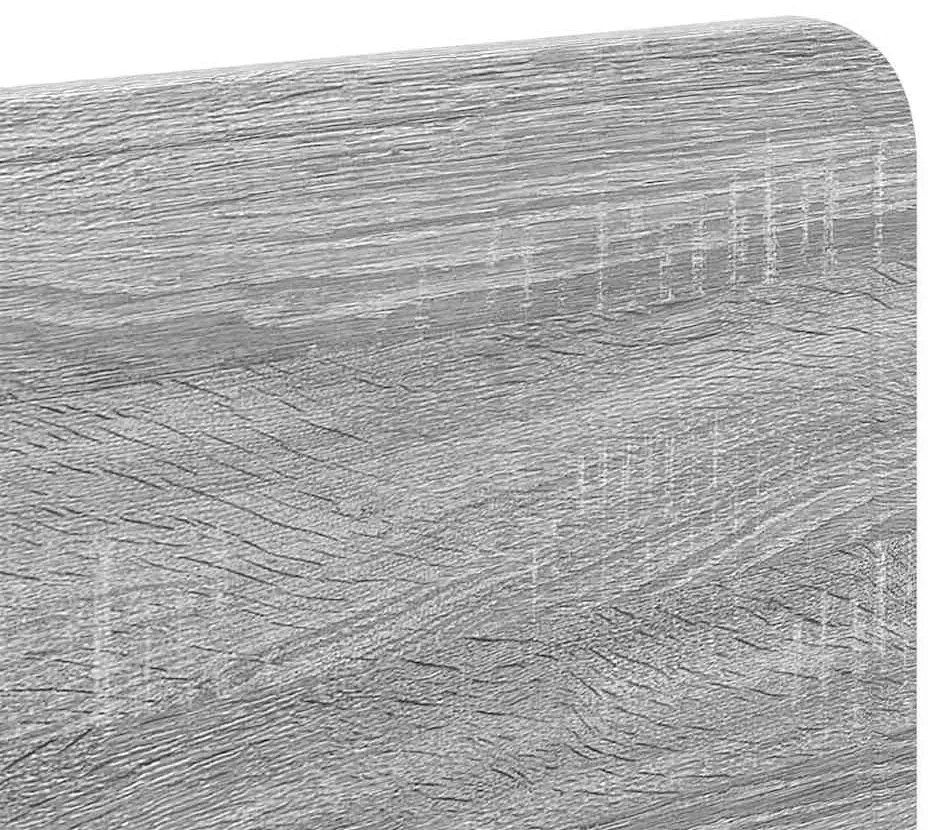 vidaXL Κεφαλάρι με κεφαλάρι Γκρίζο Σονομα 180 cm Επεξεργασμένο ξύλο