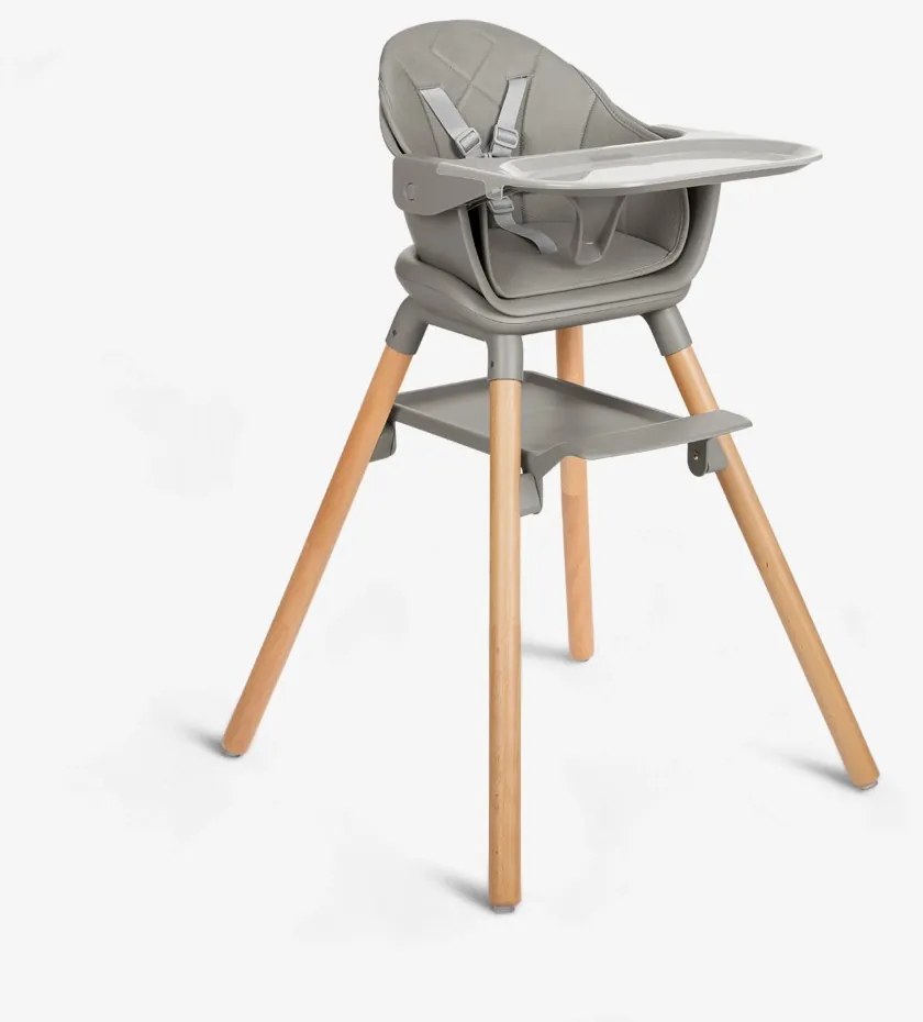 KIKKA BOO ΚΑΡΕΚΛΑΚΙ ΦΑΓΗΤΟΥ 2 ΣΕ 1 WOODY GREY 31004010173