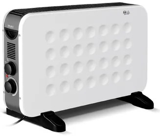 BRUNO Θερμοπομπός BRN-0206, 2000W, με θερμοστάτη και ανεμιστήρα, λευκός