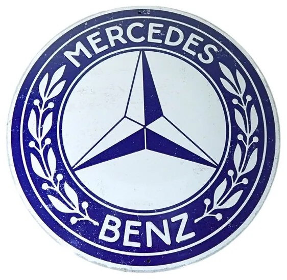 Μεταλλική πινακίδα Mercedes Benz