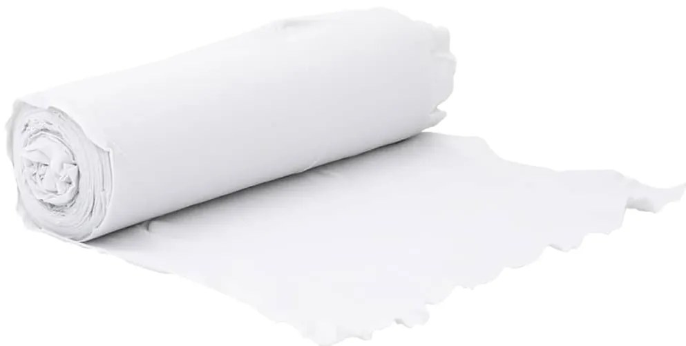 vidaXL Μεμβράνη με Γεωύφασμα Λευκή 1 x 150 μ. Πολυεστερικές Ίνες