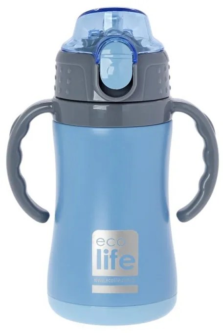Ecolife Θερμός Παιδικός Kids Thermos Blue 300ml Μπλε 33-BO-3006