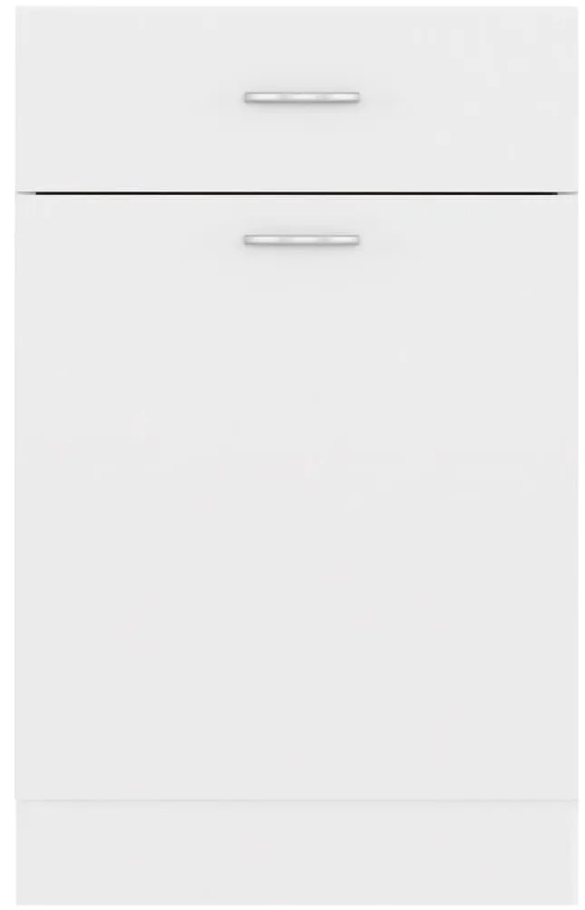 vidaXL Ντουλάπι με Συρτάρια &quot;Lyon&quot; Λευκό 50x46x81,5 εκ. από Τεχνητό Ξύλο