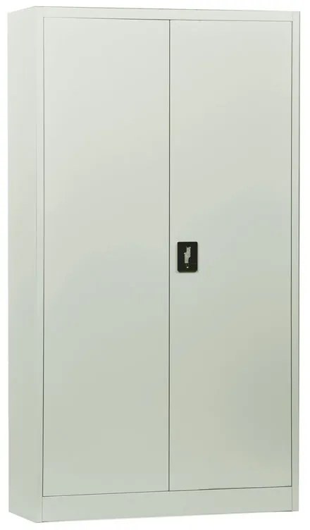 WOODWELL Ε6008ΝΤΟΥΛΑΠΑ Δίφυλλη, 4 Ράφια, Μέταλλο Βαφή Άσπρο 90x40x185cm Ε6008