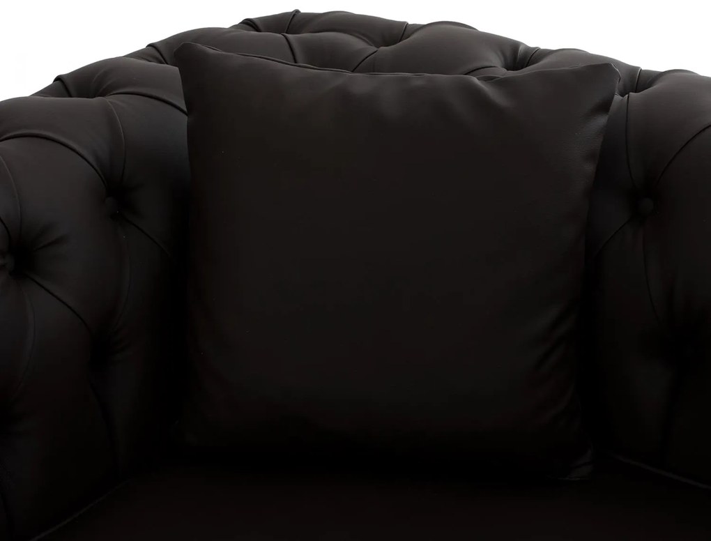 ΚΑΝΑΠΕΣ 2ΘΕΣΙΟΣ Τ. CHESTERFIELD CIELLE ΣΕ ΧΡΩΜΑ ΚΑΦΕ  152x85x80 εκ.