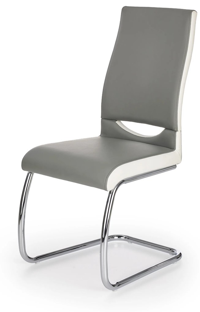 K259 chair, color: grey / white DIOMMI V-CH-K/259-POPIEL DIOMMI-60-20974