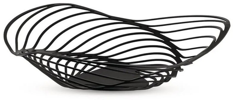 Φρουτιέρα Trinity ACO03 B Φ33x8cm Μεταλλική Black Alessi Metal