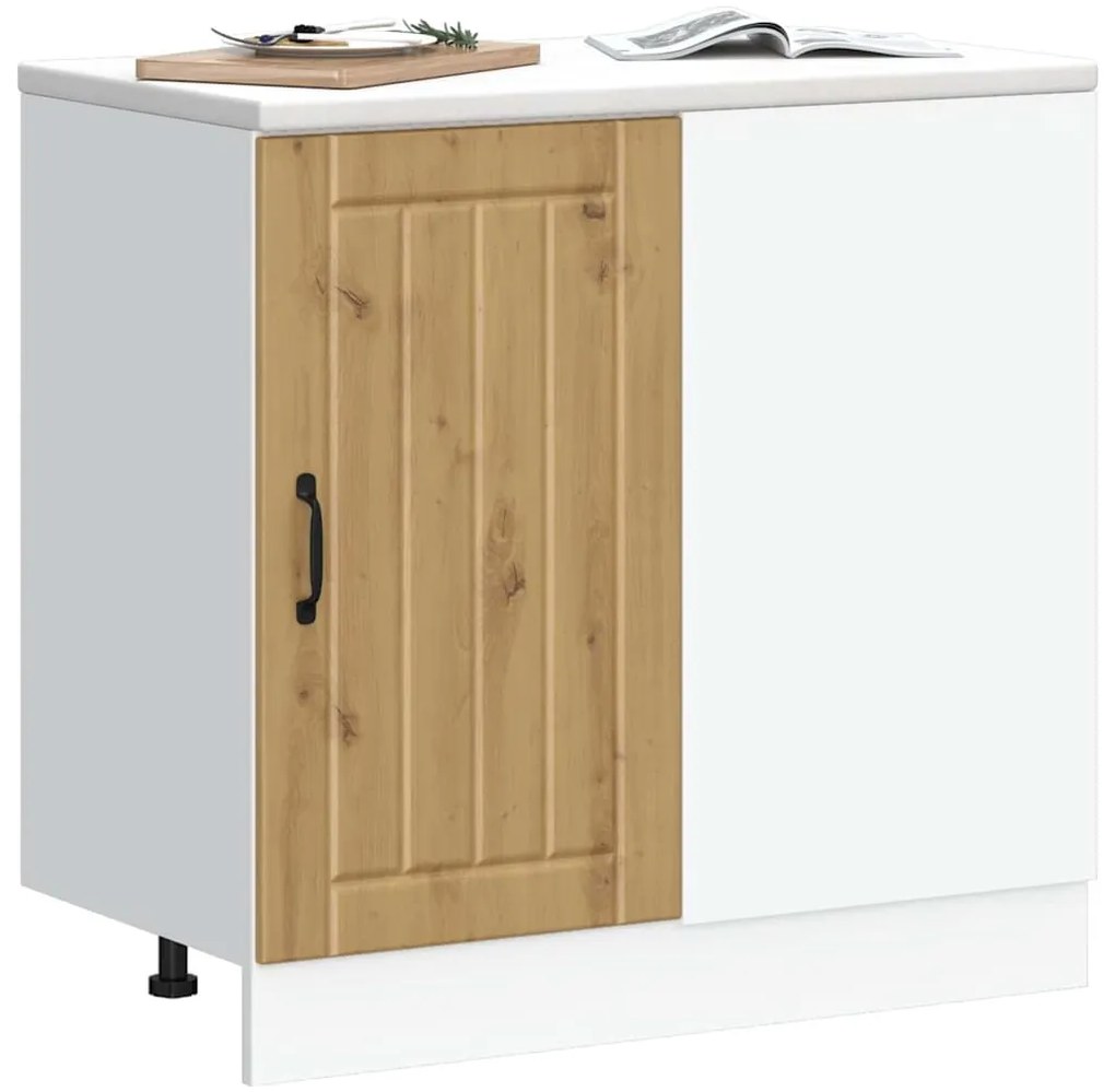 vidaXL Ντουλάπι βάσης νεροχύτη "Lucca" Artisan Oak Engineered Wood