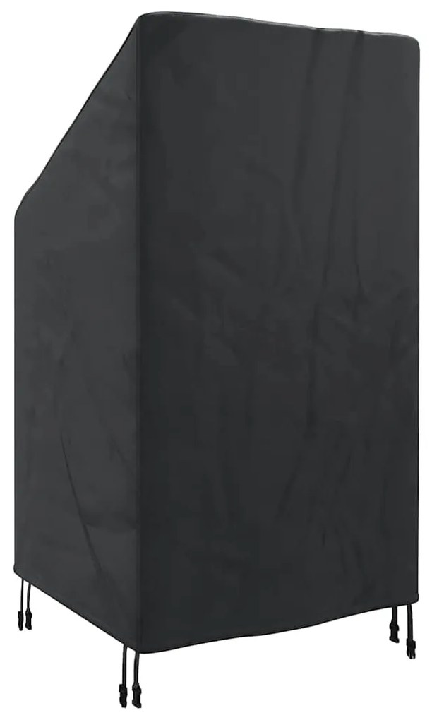 vidaXL Κάλυμμα Κήπου για Καρέκλα Μαύρο 70 x 70 x 85 / 125 cm Ύφασμα 210D