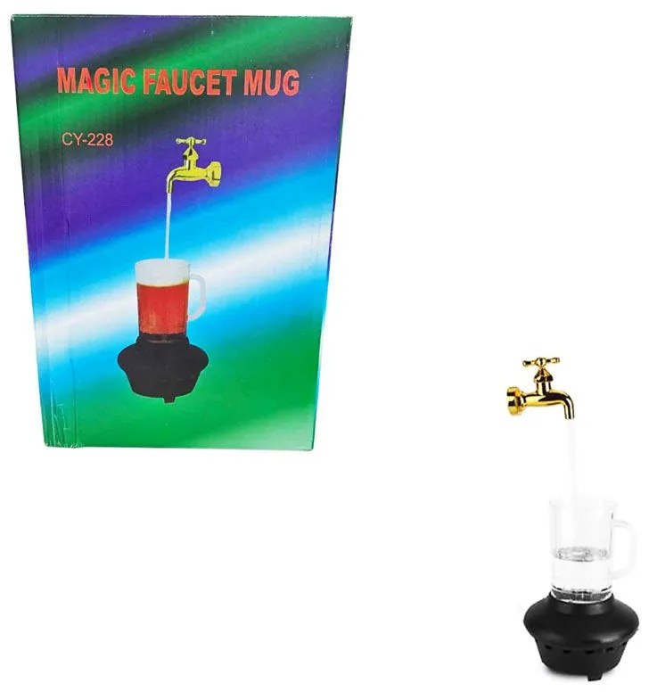 Συντριβανάκι - Αιωρούμενη Βρύση σε Ποτήρι / Κανάτα LED - Magic Faucet Mug-14779-163499
